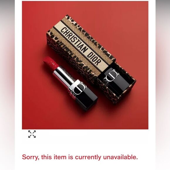 Christian Dior LEOPARD LIPSTICK HOLDER Animal Mitzah, Ltd Ed,  NEW - Picture 2 of 4